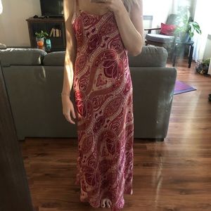Paisley/ handkerchief style maxi dress